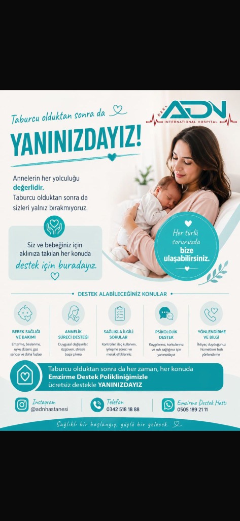 Taburcu Sonrası Destek Afişi
